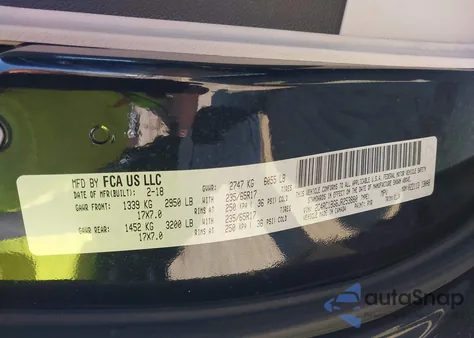 2018 Chrysler Pacifica Touring L из США, поврежденный, VIN 2C4RC1BG6JR253880